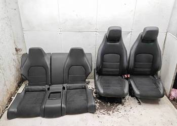 Mercedes-Benz C W204 Fotele Fotel Kierowcy Pasażera Kanapa Skóra Alcantara