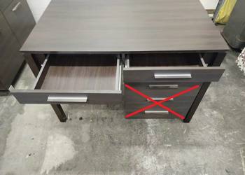 Biurko BRW wenge z szufladami 110x65cm