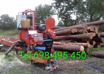 Tartak trak taśmowy przejezdny