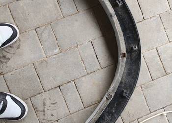 Poszerzenia nadkoli błotników zderzaka Mitsubishi Pajero Sport