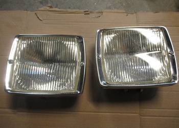 Oryginalne halogeny chrom BOSCH lata 60,70,80 Mercedes VolvoBMW Opel