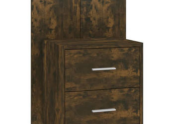 Wiszące szafki nocne 2 szt. opalany dąb WM-816959