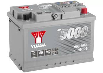 Akumulator Yuasa Silver 12V 80Ah 740A Prawy Plus Akumulator Yuasa Silver 12V 80Ah 740A Prawy Plus