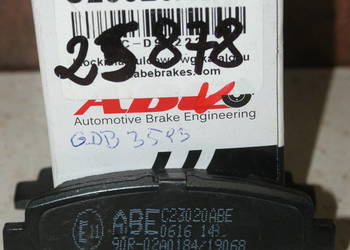GDB3593 - TRW - KLOCKI HAMULC. MAZDA 3 13- TYŁ Zestaw klockó