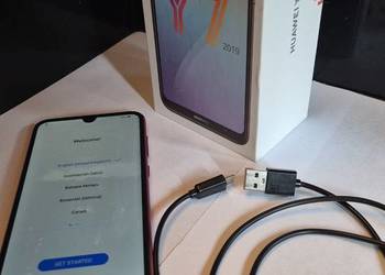 Smartfon HUAWEI Y7 2019 stan idealny z pudełkiem i dokumentami tanio!