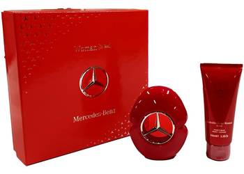 MERCEDES Zestaw upominkowy WOMAN IN RED balsam + perfumy OR…