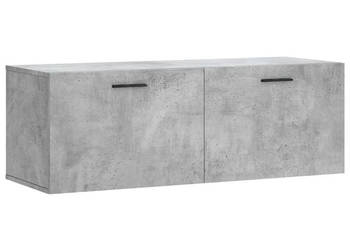 Szafka wisząca szarość betonu 100x365x35 cm WM-830152