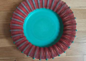 322. PLASTIKOWY talerzyk na owoce plecionka RETRO Stylówka 322. PLASTIKOWY talerzyk na owoce plecionka RETRO Stylówka