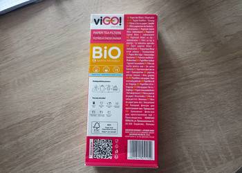 Bio Filtry papierowe do herbaty 100 szt. viGO
