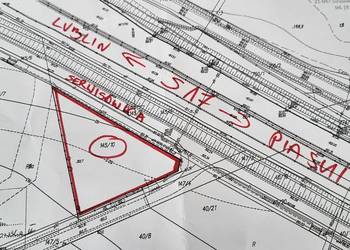 Działka 2400m2, ogrodzona, przy serwisówce w Wierzchowiskach Drugich