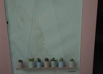 ramka na zdjęcia kolor pudrowy róż stojąca lub do powieszenia na ścianę