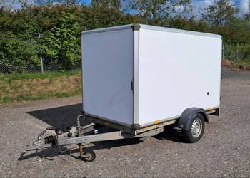 Przyczepa kargo kontener cargo hamowana box  bardzo mocna