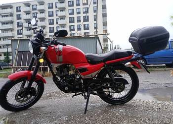 Okazja Motor Barton 3 tys kask kufer nowy Aku pokrowiec w zestawie