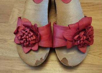 Klapko- chodaki z kwiatem