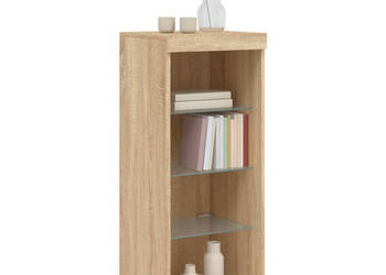 Szafka z oświetleniem LED dąb sonoma 41x37x100 cm WM-836730