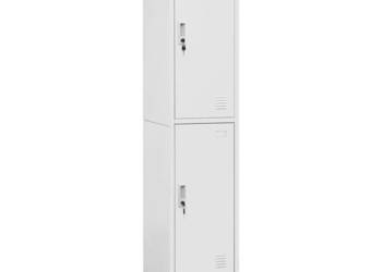 Zamykana szafka z 2 przegrodami 38 x 45 x 180 cm WM-244473