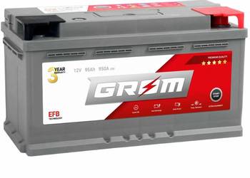 Akumulator 95Ah 900A GROM EFB START&STOP Prawy Plus DTR