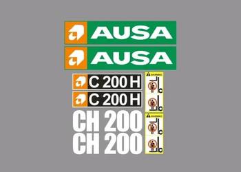 Naklejki oklejenie naklejka - AUSA CH 200 Zamiennik