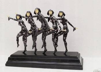 Styl Demetre Chiparus - TANCERKI - THE GIRLS Figura z brązu Styl Demetre Chiparus - TANCERKI - THE GIRLS Figura z brązu