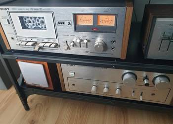 Sony deck z wzmacniaczem vintage
