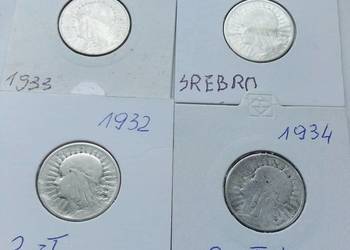 POLSKA-2 ZŁ-934 r-1933 r,1932 r,1933 r, (GLOWA KOBIETY)-----