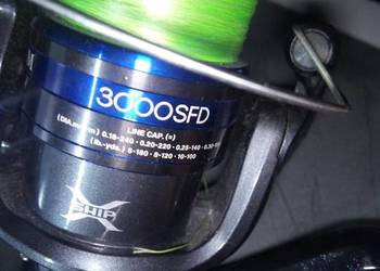 Kołowrotek Shimano Technium 3000SFD Zestaw spinningowy Jig /