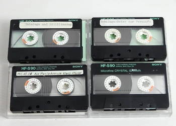 Kaset Magnetofonowe Sony HF-S 90 (Type I) – Zestaw 4 szt. / Vintage Audio