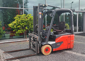 Wózek widłowy elektryczny Linde E16-02 1,6 t duplex hilo 3,14 m 2019