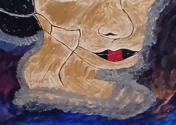 do kubizmu lub ekspresjonizmu ekspresjonistyczny:portret kobiety