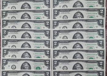 18 x 2 $ USA  2017 r.-seria "A"-men. L-San Francisco-California