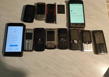 Telefony używane 13 sztuk- do negocjacji