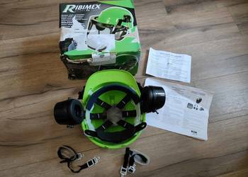 Kask ochronny leśny dla drwala, pilarza 3 w 1