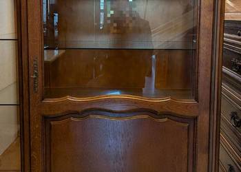 Bardzo ładna witryna,serwantka ludwikowska dąb-sklep Dąbrowa Górnicza