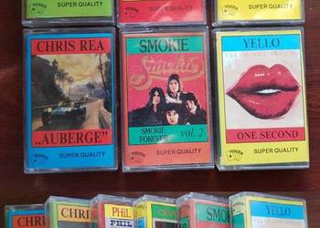 Chris Isaak Phil Collins Chuck Berry Chris Rea Smokie kasety