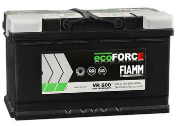 Akumulator 80AH AGM FIAMM ECOFORCE P+ || Gliwice, Toszecka 11