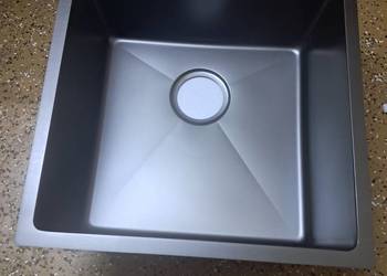 nowy zlewozmywak  44x44x200 cm kolor grafit brak paragonu chyba metal powle