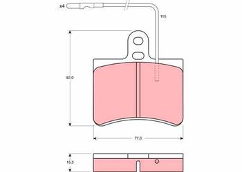 Klocki hamulcowe Lucas GDB 315 NOWE ! Okazja !