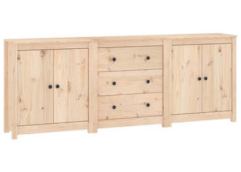Komoda 210x35x80 cm drewno sosnowe WM-3114069