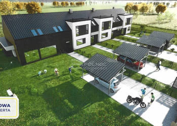 Lipsko k. Zamościa - Domy w zabudowie szeregowej