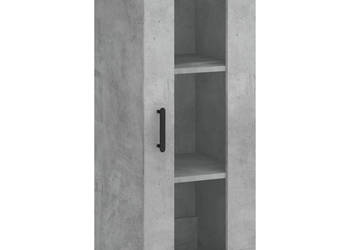 Szafka wisząca szarość betonu 345x34x90 cm WM-828920