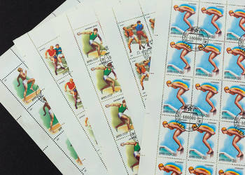 ZSRR 1981 – Sport, 5 pełnych arkuszy, 180 znaczków CTO