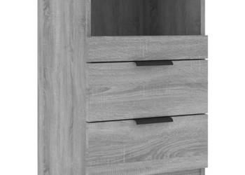 Szafka nocna szary dąb sonoma materiał drewnopochodny WM-817041