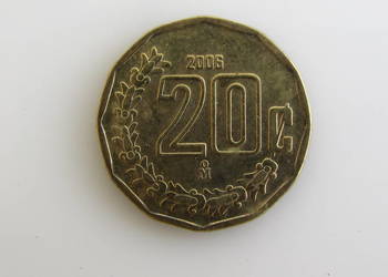 Moneta 20 centavos 2006 ( Meksyk )