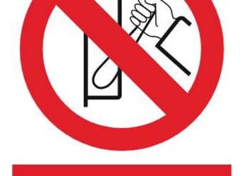 Naklejka BHP Nie uruchamiać GC013