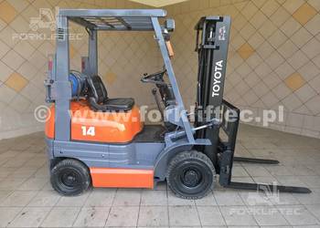 Wózek Widłowy TOYOTA 6FG14 , Pozycjoner , Wózki Widłowe TOYOTA 6FGF14 Linde