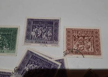 znaczki Ołtarz Wita Stwosza 1960r. 17szt. (z2)