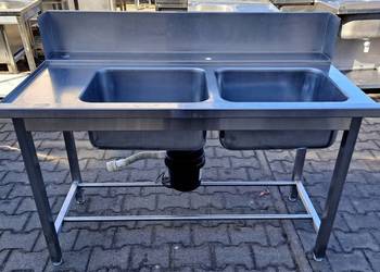 ZLEW 2 KOMORY POD ZMYWARKĘ KAPTUR - 140/73/90 CM - M.1463A.N