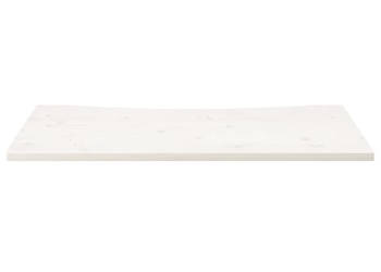 Blat biurka biały 110x55x25 cm lite drewno sosnowe WM-824436