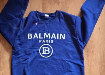 Męska bluza w pięknym chabrowym kolorze size L