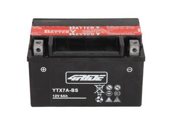 Akumulator motocyklowy 4 RIDE YTX7A-BS 12V 6,3Ah 90A (AGM, Lewy+)